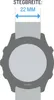 Garmin bracelet de remplacement QuickFit 22mm silicone Voir les images du produit 4