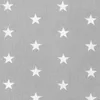 A repeating pattern of white stars on a gray background. Produktbild-Vorschau