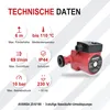 AVANSA 25-6/180 Circulatiepomp cv-pomp 230 V – DN25 11/2", Productafbeelding-voorbeeld 3