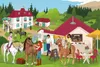 Puzzle 100T Auf dem Reiterhoh mit Schleich Figur Produktbild-Vorschau 2