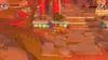 A scene from a video game showing characters and game elements on a stone pathway with red pillars. Produktbild-Vorschau