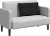vidaXL Rückenkissen Schwarz 80 x 19 x 50 cm Stoff Produktbild-Vorschau 3