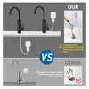 Comparison of two kitchen faucets, highlighting a feature of one. Náhled obrázku produktu