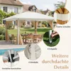 Gazebo COSTWAY 4x4 m, gazebo pieghevole pop-up con 4 Anteprima dell’immagine prodotto 6