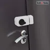 A close-up shot of a white door lock and handle. Náhled obrázku produktu