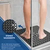 HGMD Anti-Rutsch-Duschmatte / Badematte - Schwarz- 53x53 cm Produktbild-Vorschau 3