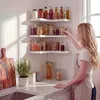 Omgoods - Zestaw 3 półek narożnych w kształcie litery L, Podgląd zdjęcia produktu 5