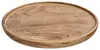 Dekoteller Ø30x2,5cm Mangoholz rund Dekoschale Naturprodukt Produktbild-Vorschau 1
