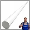 A man in a blue work uniform points to a white conical tube. Anteprima dell’immagine prodotto