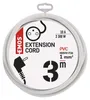 Prodlužovací kabel 3 m / 1 zásuvka / bílý / PVC / 1 mm2 Náhled obrázku produktu