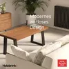 HOLZBRINK Tischbeine Trapez für Esstisch / Schreibtisch, Produktbild-Vorschau 6