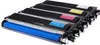 A set of four toner cartridges for a printer, arranged diagonally. Produktbild-Vorschau