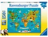 Tierische Weltkarte Ravensburger 13287 Produktbild-Vorschau 1