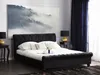 BELIANI Bett Schwarz 140 x 200 cm Samtstoff Stilvolle Produktbild-Vorschau 4