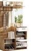 Sweiko 100x38.5x190cm Ensemble de vestiaires avec miroir, Voir les images du produit 2