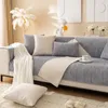 (Grau, 90 * 180 cm) Weicher Chenille-Sofa-Couchbezug, Produktbild-Vorschau 6