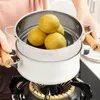Dampfeinsatz Edelstahl Dampfkocher Dämpfkorb  Dämpfgitter Produktbild-Vorschau 8