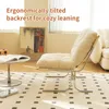 Loungesessel - 73,6 x 84 x 84,5 cm , Creme , Chrome und Produktbild-Vorschau 6