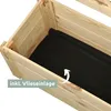 2er Set Pflanzkästen mit Rankgitter - Kiefer - 98 x 34 x Produktbild-Vorschau 4