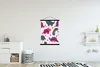 MuchoWow® Textilposter Dino - Herz - Muster - Rosa - Produktbild-Vorschau 2