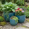 Premium Keramik Blumentopf "EGG POT" in Jade Winterhart & Produktbild-Vorschau 4