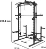 Toorx Fitness WLX-90 Smith Machine & Power Rack - 209 cm Produktbild-Vorschau 4