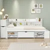 OKWISH Lit Enfant 208 x 198 x 91  cm - Lit Avec Rangement Voir les images du produit 7