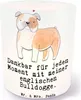 Mr. & Mrs. Panda Teelichthalter Glas Englische Bulldogge Produktbild-Vorschau 1