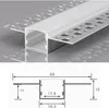 2m LED Alu Profil Unterputz Rigips Trockenbau Schiene Produktbild-Vorschau 1