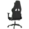 vidaXL Gaming-Stuhl mit Massage & Fußstütze Schwarz & Grün Produktbild-Vorschau 13