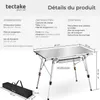 Table de camping Tina en aluminium, pliable et réglable en Voir les images du produit 6