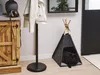 BELIANI Stan teepee pro zvířata, tmavě šedý filc 35 x 40 Náhled obrázku produktu 2