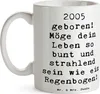 Mr. & Mrs. Panda Tasse Spruch 2005 Geburtstag Regenbogen - Produktbild-Vorschau 3
