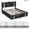 Polsterbett 160x200cm mit Ladefunktion (USB&Typ-c), Produktbild-Vorschau 7