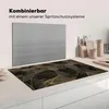 KitchenYeah© Herdabdeckplatte Abstrakt - Gold - 3D - Luxus Produktbild-Vorschau 3