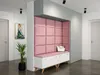 Panneau mural capitonné 50x30 PAG – rose Voir les images du produit 2