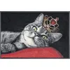 wash+dry Schmutzfangmatte Royal Cat - 50 x 75 cm Produktbild-Vorschau 2