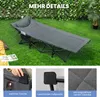 COSTWAY Lit de camp pliable avec sac de transport & poche Voir les images du produit 6