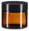 Relaxdays Salbentiegel, 16er Set, 60 ml, Braunglas, Tiegel Produktbild-Vorschau 9