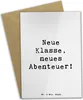 Mr. & Mrs. Panda babykarte Spruch Erster Schultag Abenteuer Produktbild-Vorschau 1
