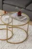 Skye Decor, Białoruś - Gold, Glass 60, stolik kawowy, Podgląd zdjęcia produktu 3