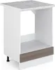 Vicco Herdumbauschrank R-Line, 60 cm , AP Marmor, Grau/Weiß Produktbild-Vorschau 1