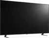 A side view of a large, flat-screen television on a stand. Produktbild-Vorschau