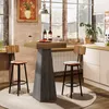 Tribesigns 100 cm quadratischer Bartisch, hoher Bistrotisch Produktbild-Vorschau 2