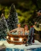 LuVille Weihnachtsdorf-Miniatur Whirlpool im Wald - L13 x Produktbild-Vorschau 2