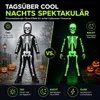 Skelett Kostüm Kinder – Halloween Kostüm leuchtet im Produktbild-Vorschau 8