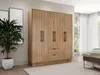 Kleiderschrank mit 6 Türen & 2 Schubladen - B 162 cm - Produktbild-Vorschau 5