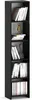 MRBLS Bücherregal Schwarz 40x189x30 cm – Standregal mit 5 Produktbild-Vorschau 6