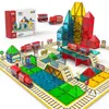 Magnetische Bausteine Zugset, Montessori Spielzeug 110pcs, Produktbild-Vorschau 1