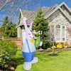 Aufblasbarer Osterhase mit Osterei, 1,8 m beleuchteter Produktbild-Vorschau 6